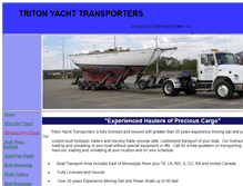 Tablet Screenshot of boattransportservice.com